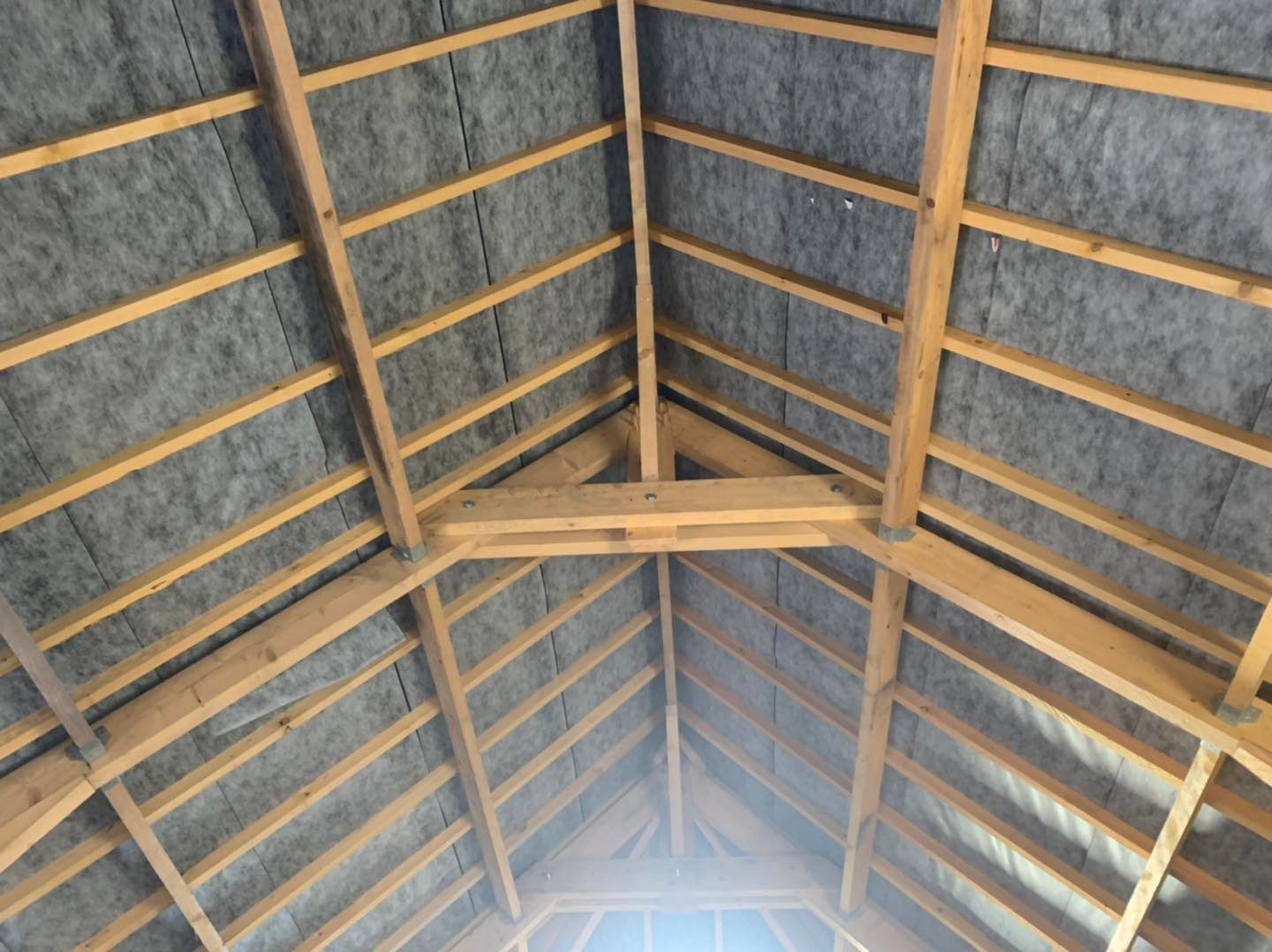 Votre charpente vue de l'intérieur