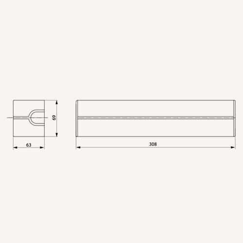 Un primer plano de un cierrapuertas sobre un fondo blanco.