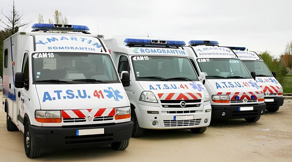 4 ambulances