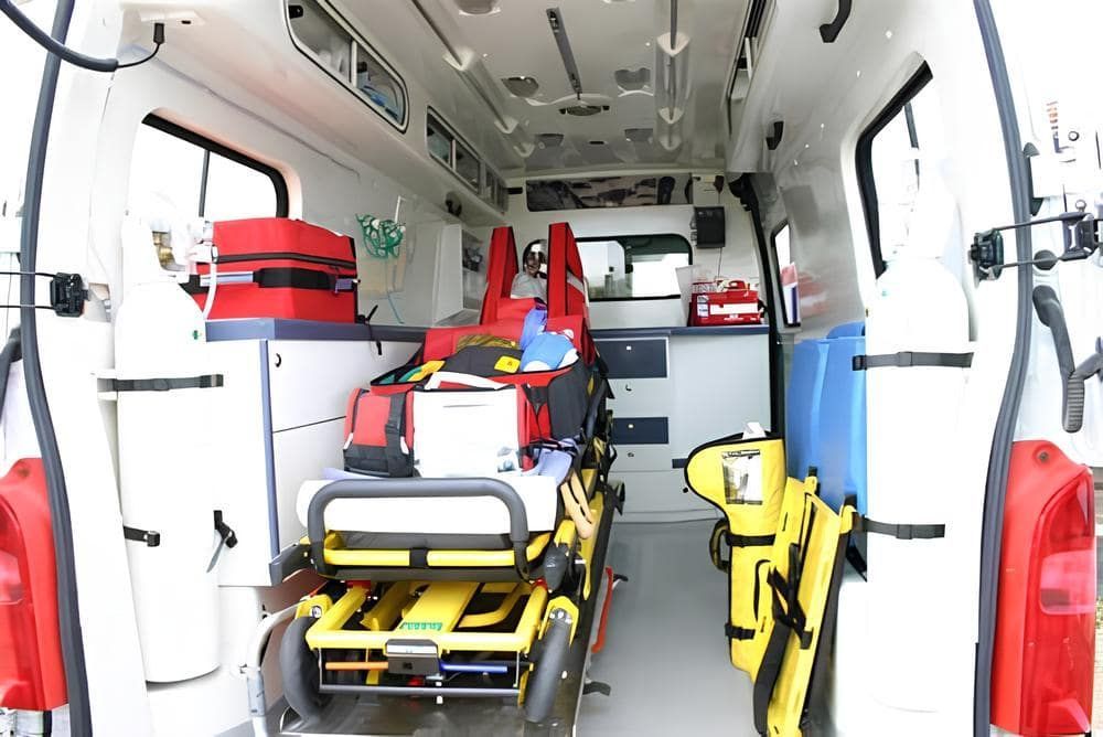 Intérieur ambulance