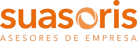 Logo naranja y gris de Suasoris Asesores de Empresa