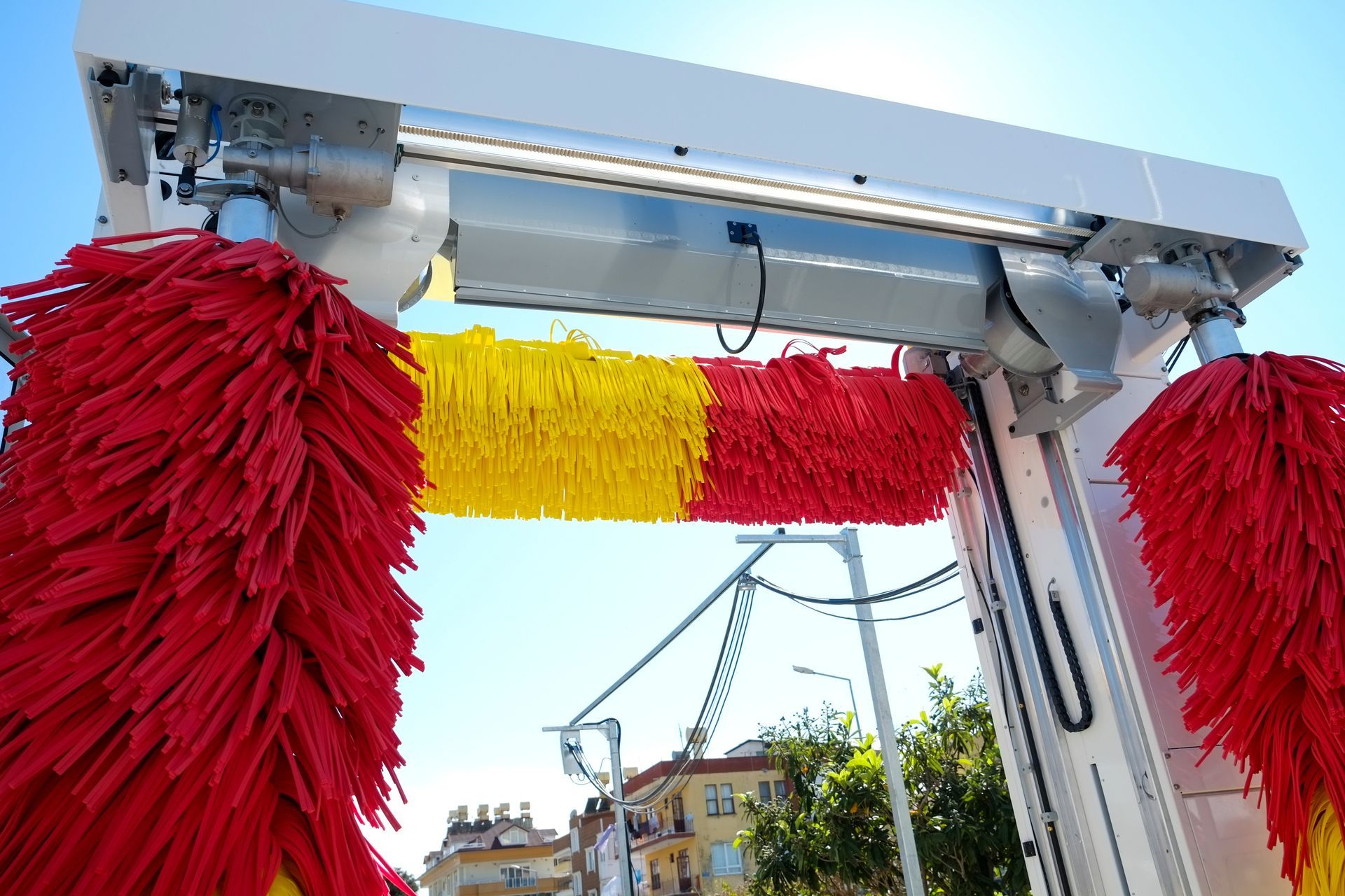 Lavage aux rouleaux