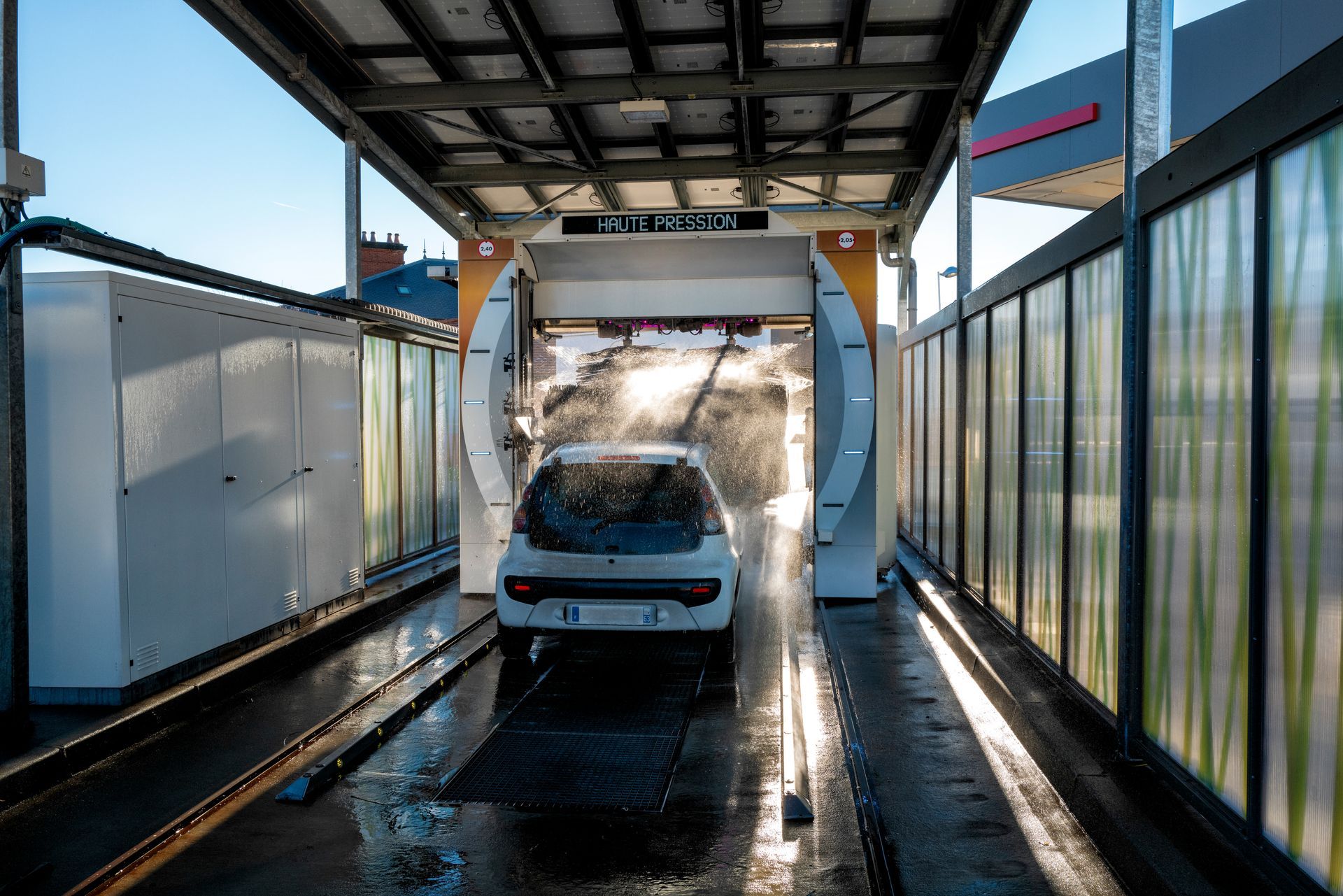 Station de lavage portique