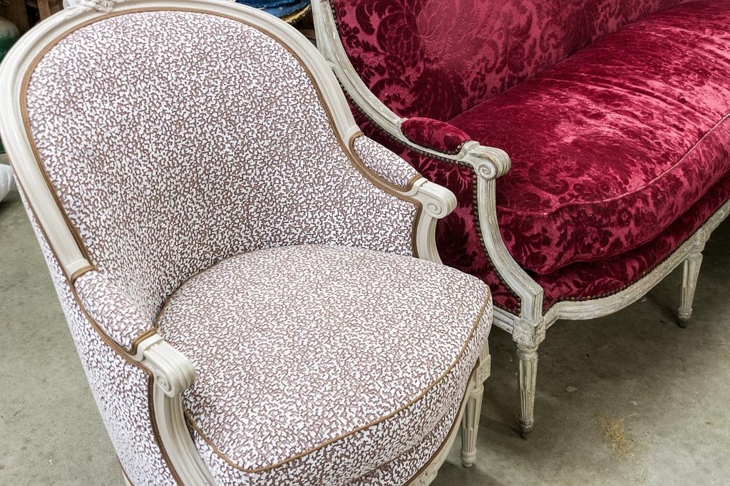 Deux fauteuils restaurés