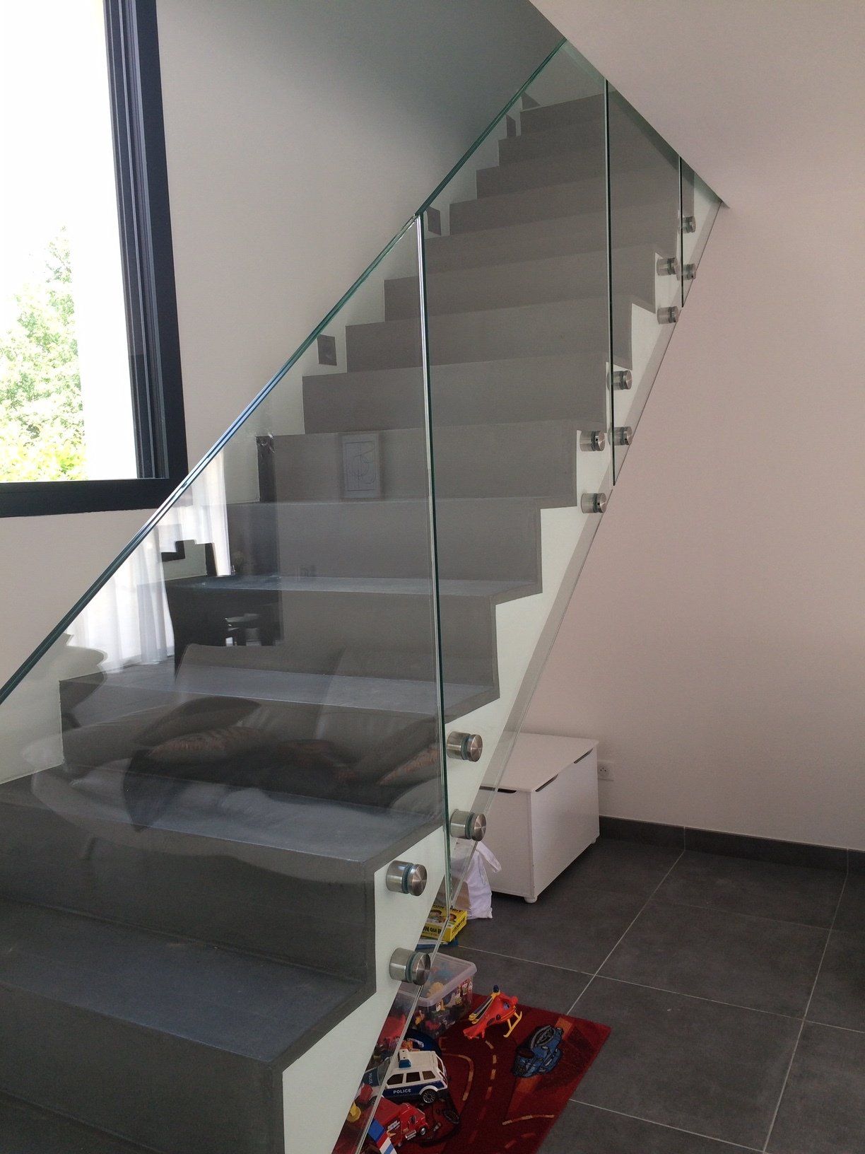 Garde-corps en verre