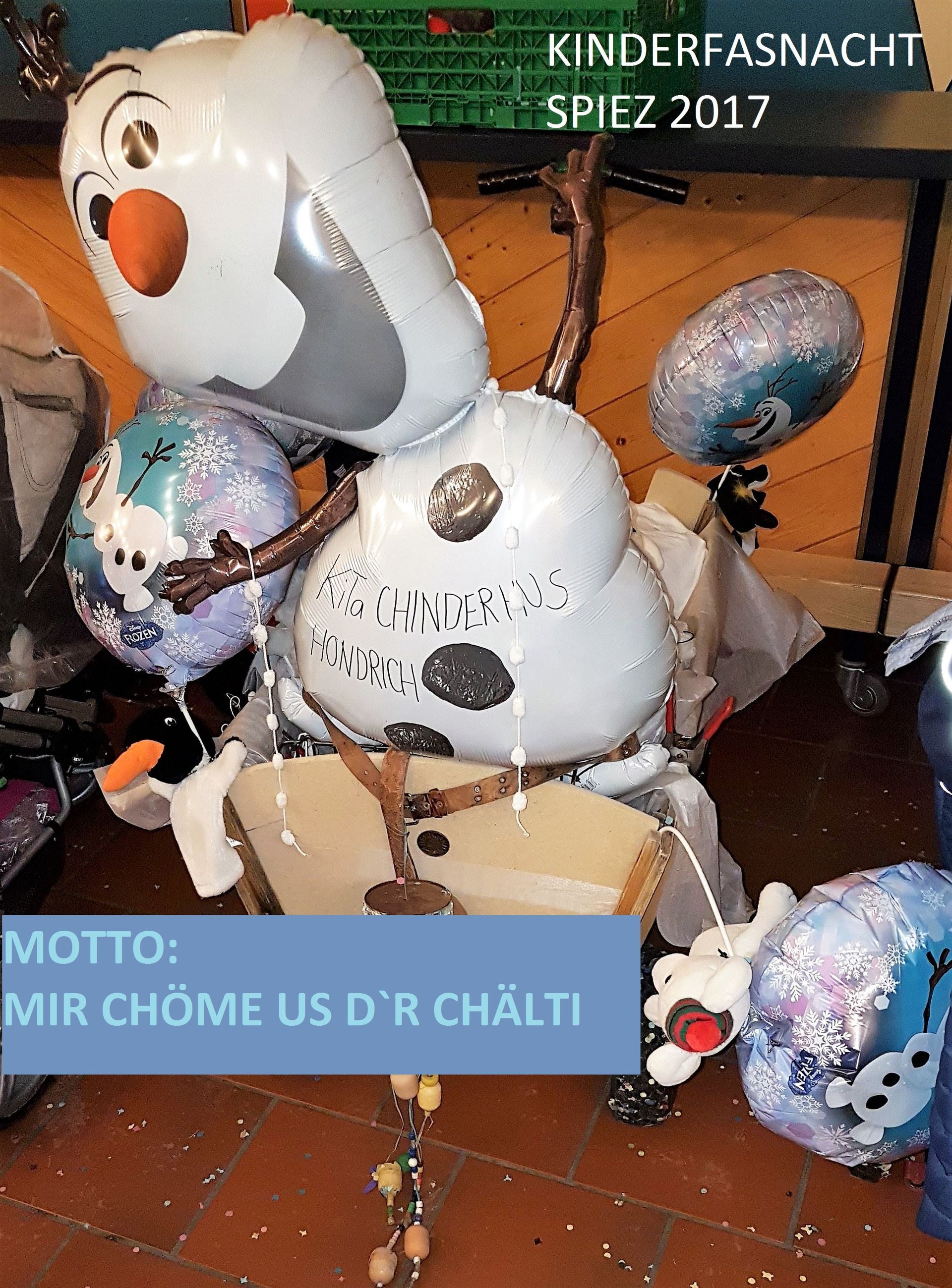 Spiezer Kinderfasnacht 2017 - KiTa Chinderhus Hondrich