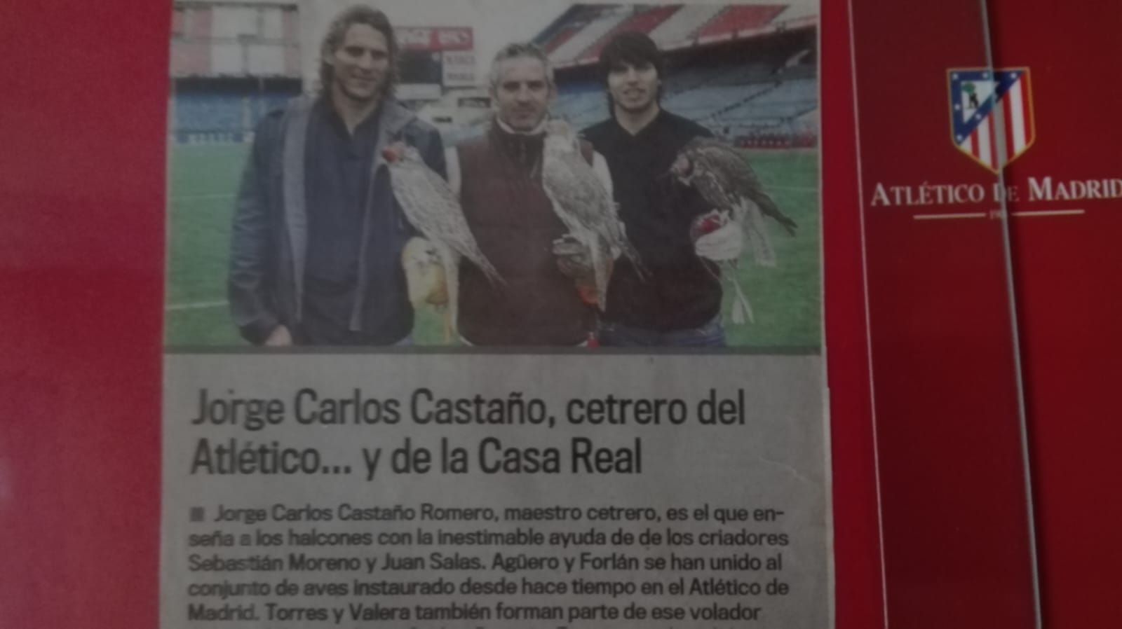 Un artículo de periódico sobre Jorge Carlos Chestnut.