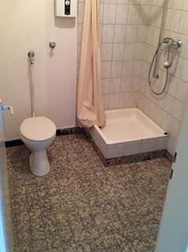 Modernisierung Duschwanne vorher