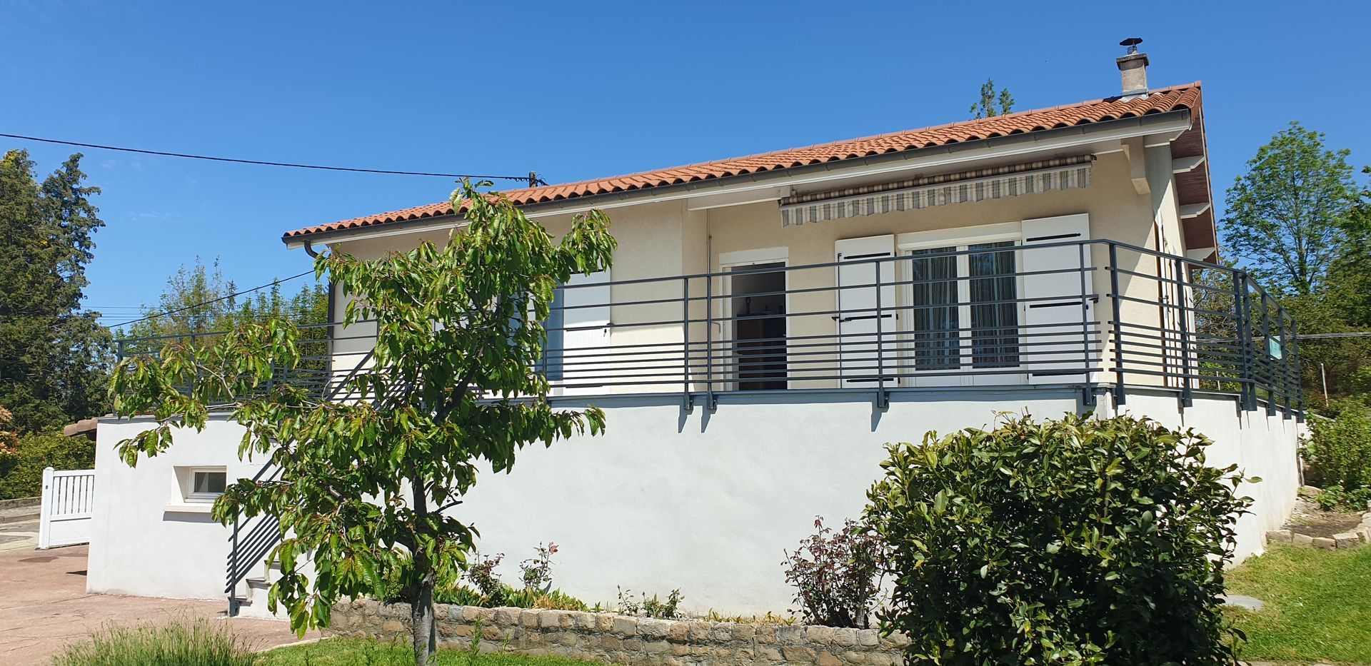 Garde-corps en métal fin 2