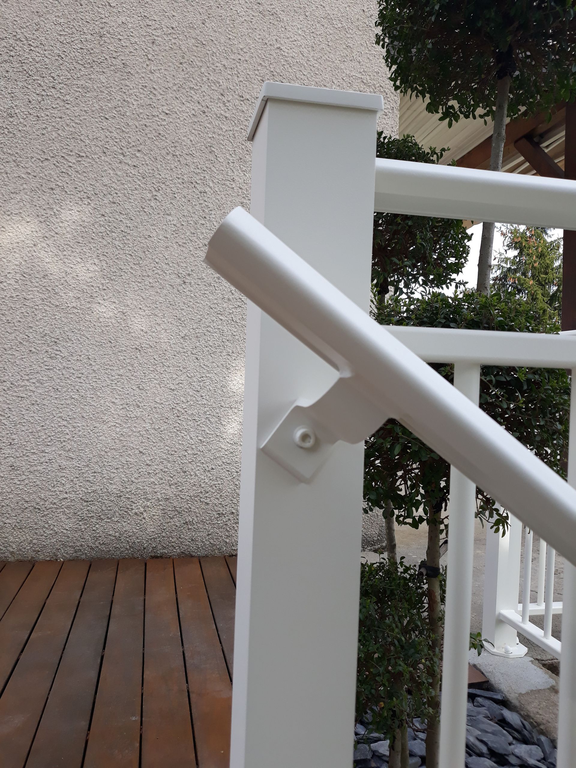 Garde-corps avec rampe 