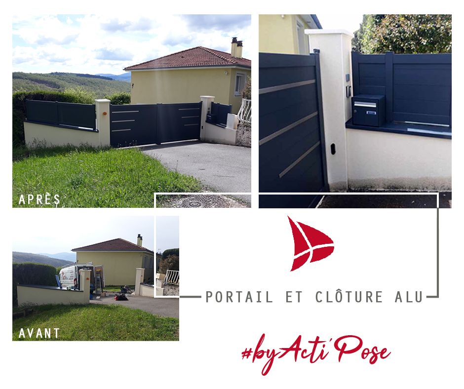 Plusieurs réalisations de portails 