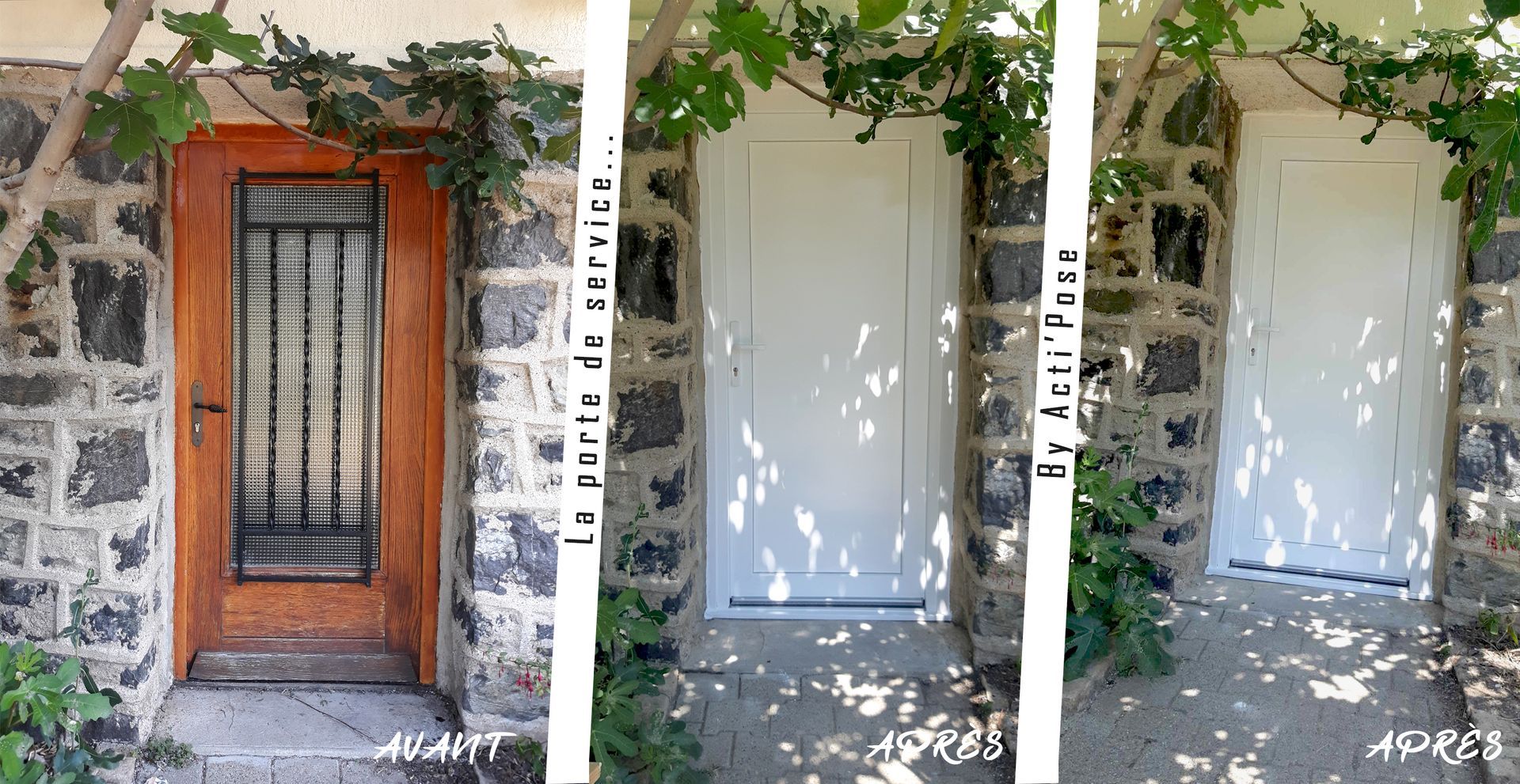 Réalisation de porte d'entrée 