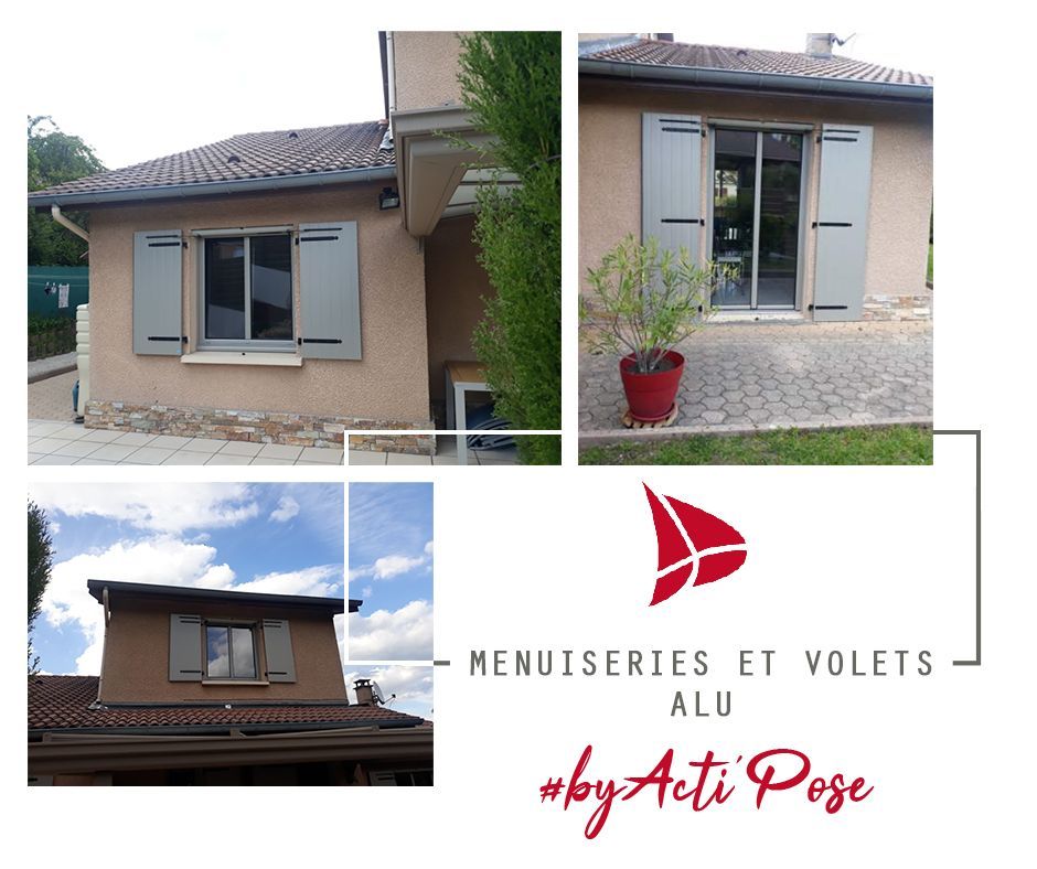 3 images de volets de l'entreprise 