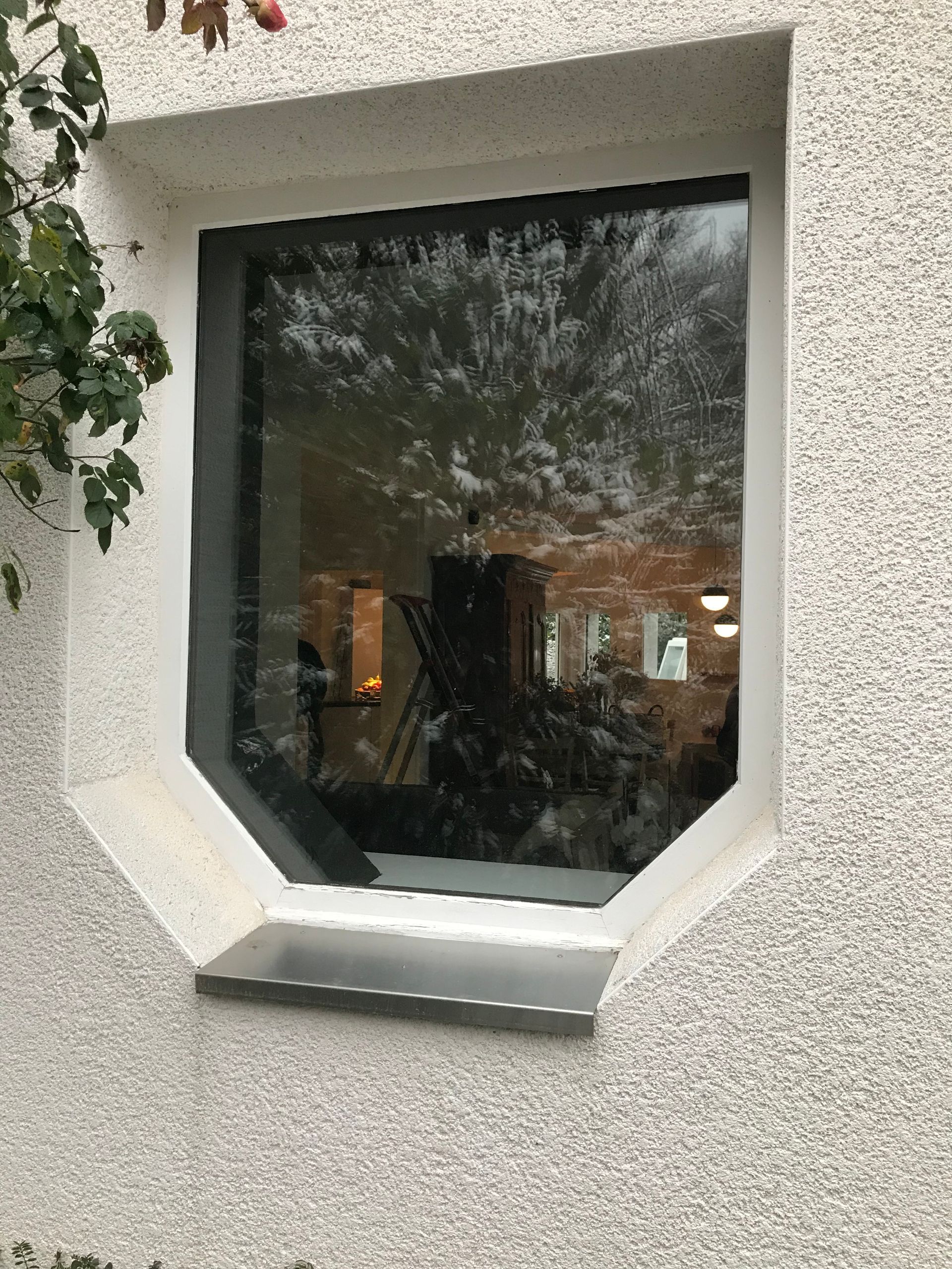 Porte vitrée coulissante