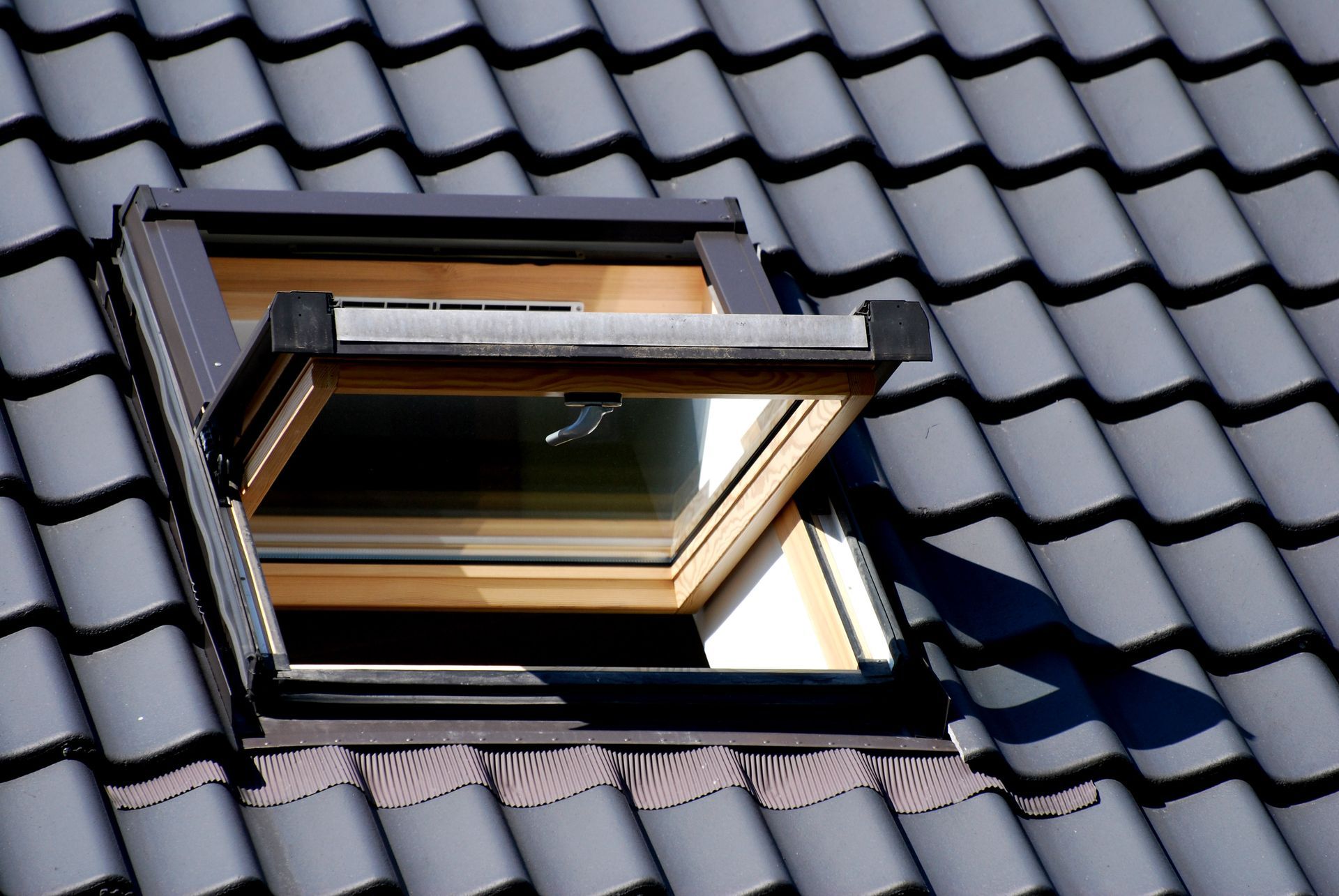 Fenêtre de toit ouverte