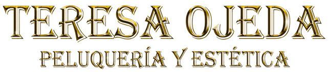 A logo for teresa queda peluqueria y estetica