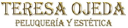 A logo for teresa queda peluqueria y estetica