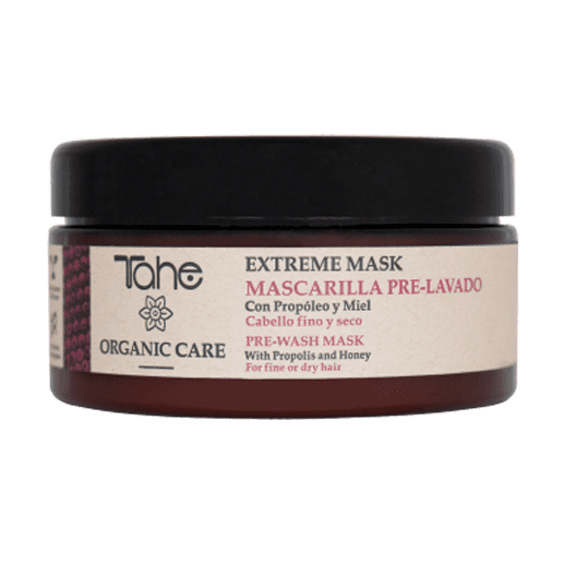 Un frasco de mascarilla extrema Tohe Organic Care