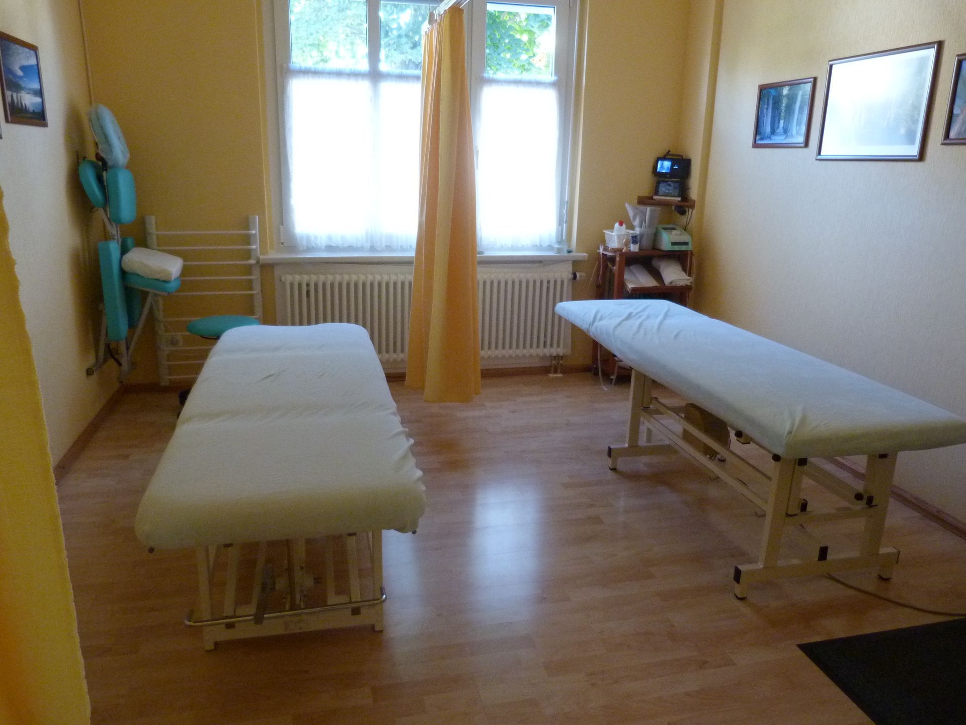 Behandlungsraum bei der Physiotherapiepraxis Stefanie Schulz