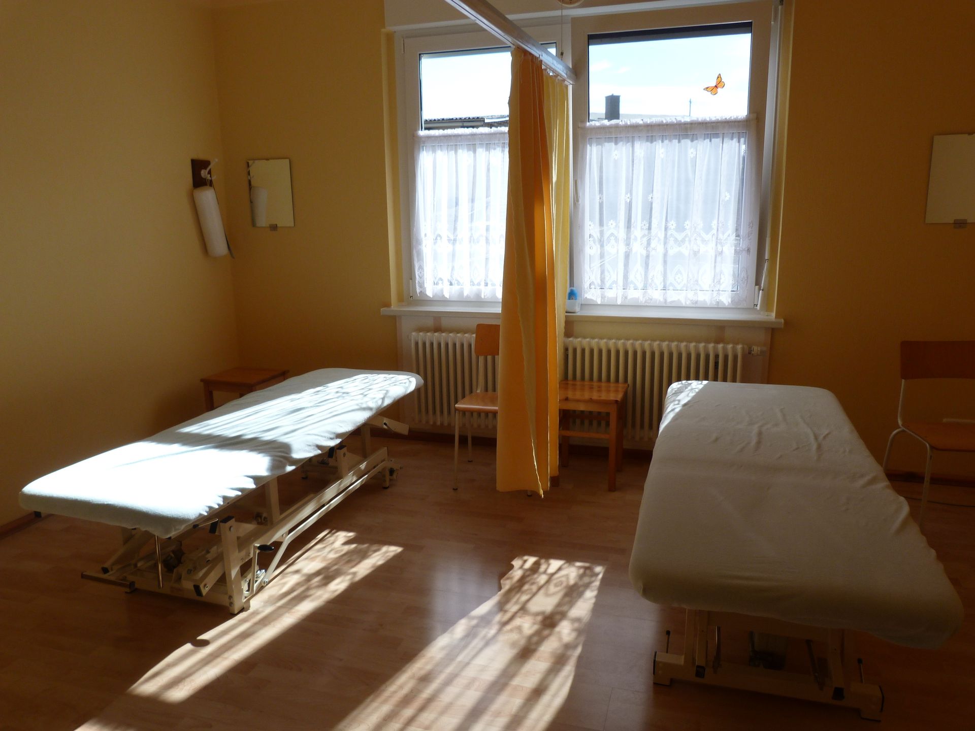 Behandlungsraum bei der Physiotherapiepraxis Stefanie Schulz