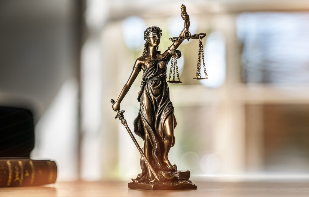 Une statue de la justice