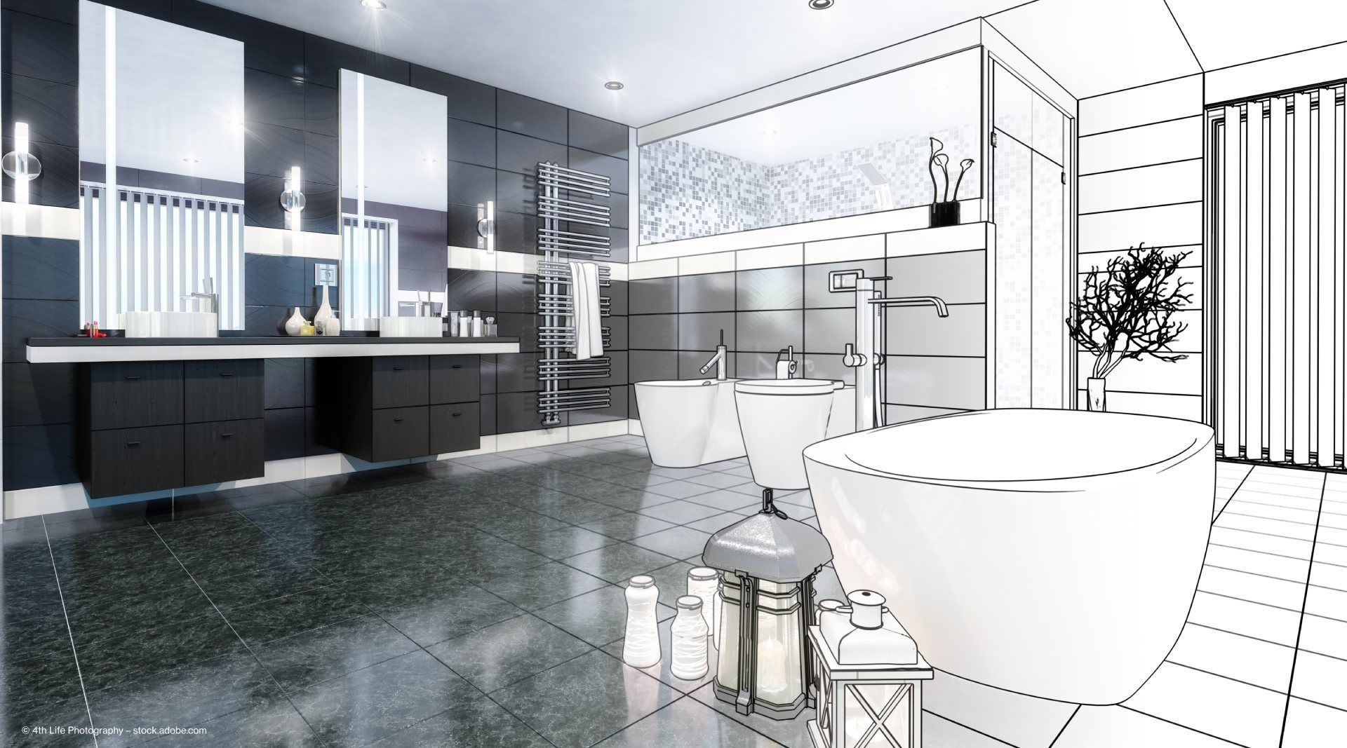 Badplanung 3D Modell