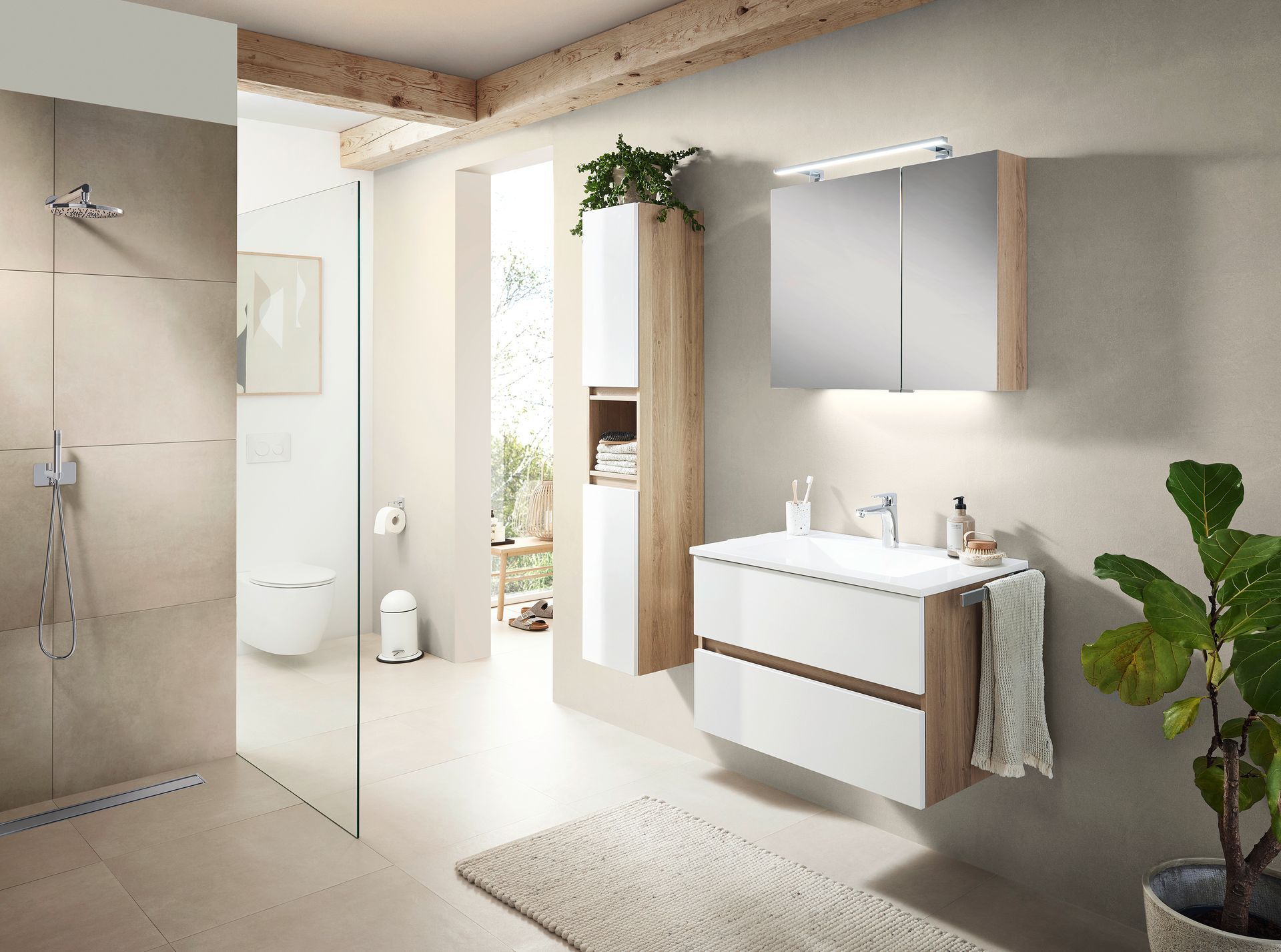 Beleuchtete Decke mit diffusem Licht