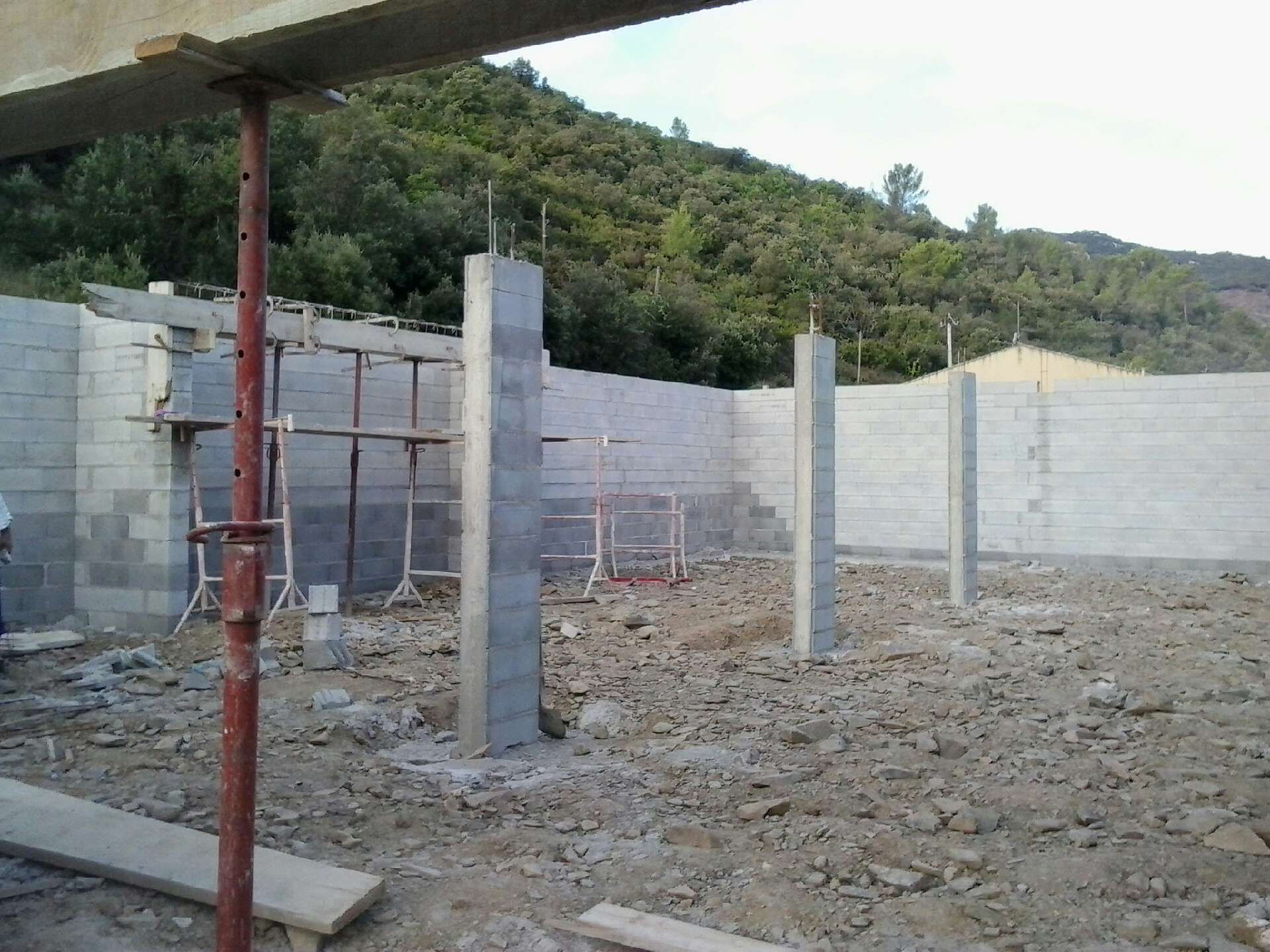 Maison en cours de construction