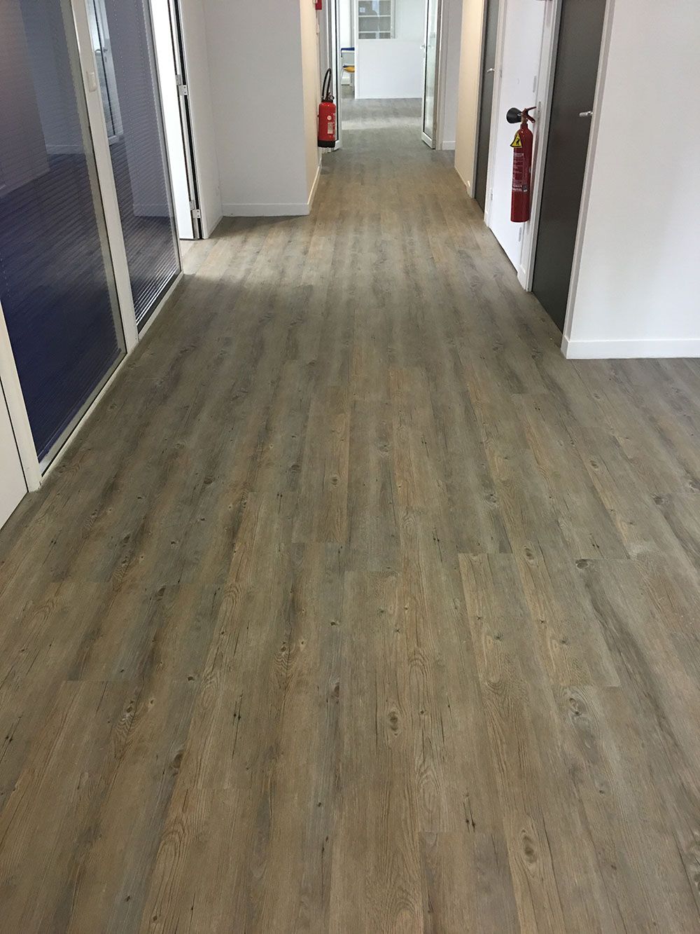 Parquet d'un couloir