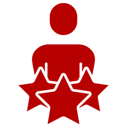 Kundenzufriedenheit-Symbol