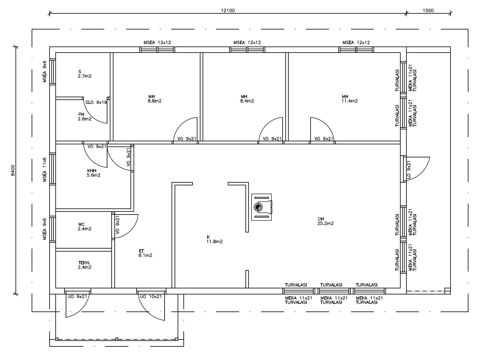 Polar Aavasaksa pohja