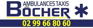 Vers la page d'accueil Logo de l'entreprise Ambulances Taxis Bôcher.