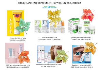 Paraisten apteekkin ajankohtaiset tarjoukset