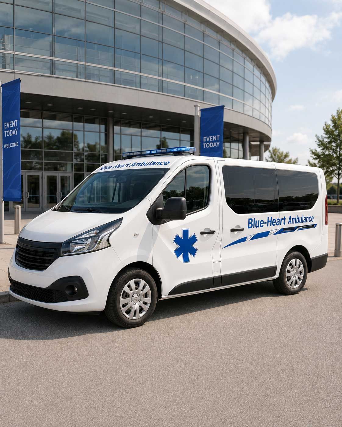 BLUE-HEART AMBULANCE | Ιδιωτικό Ασθενοφόρο - Διακομιδές Ασθενών