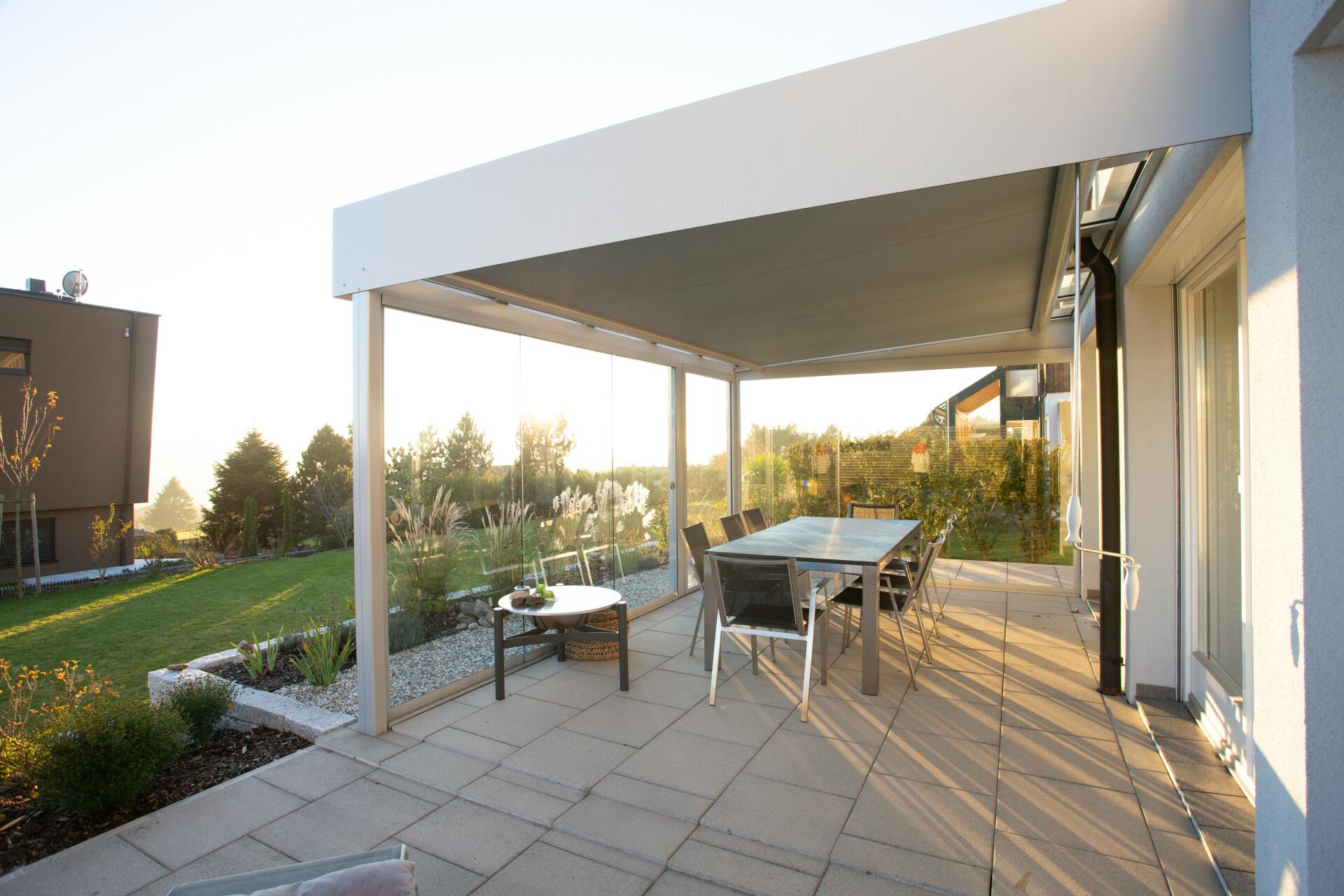 Terrasse sol carrelage