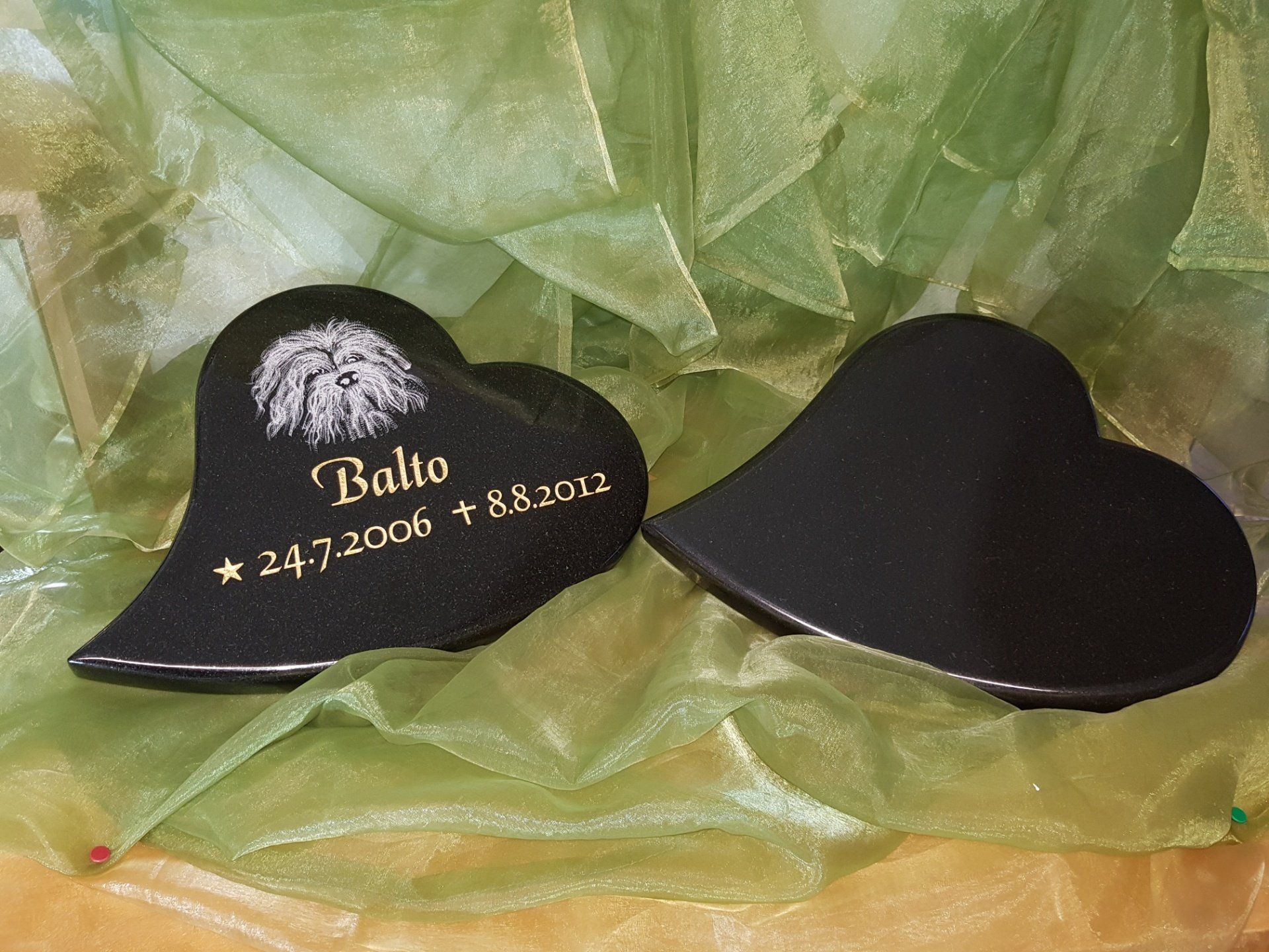 Plaque funéraire sur mesure