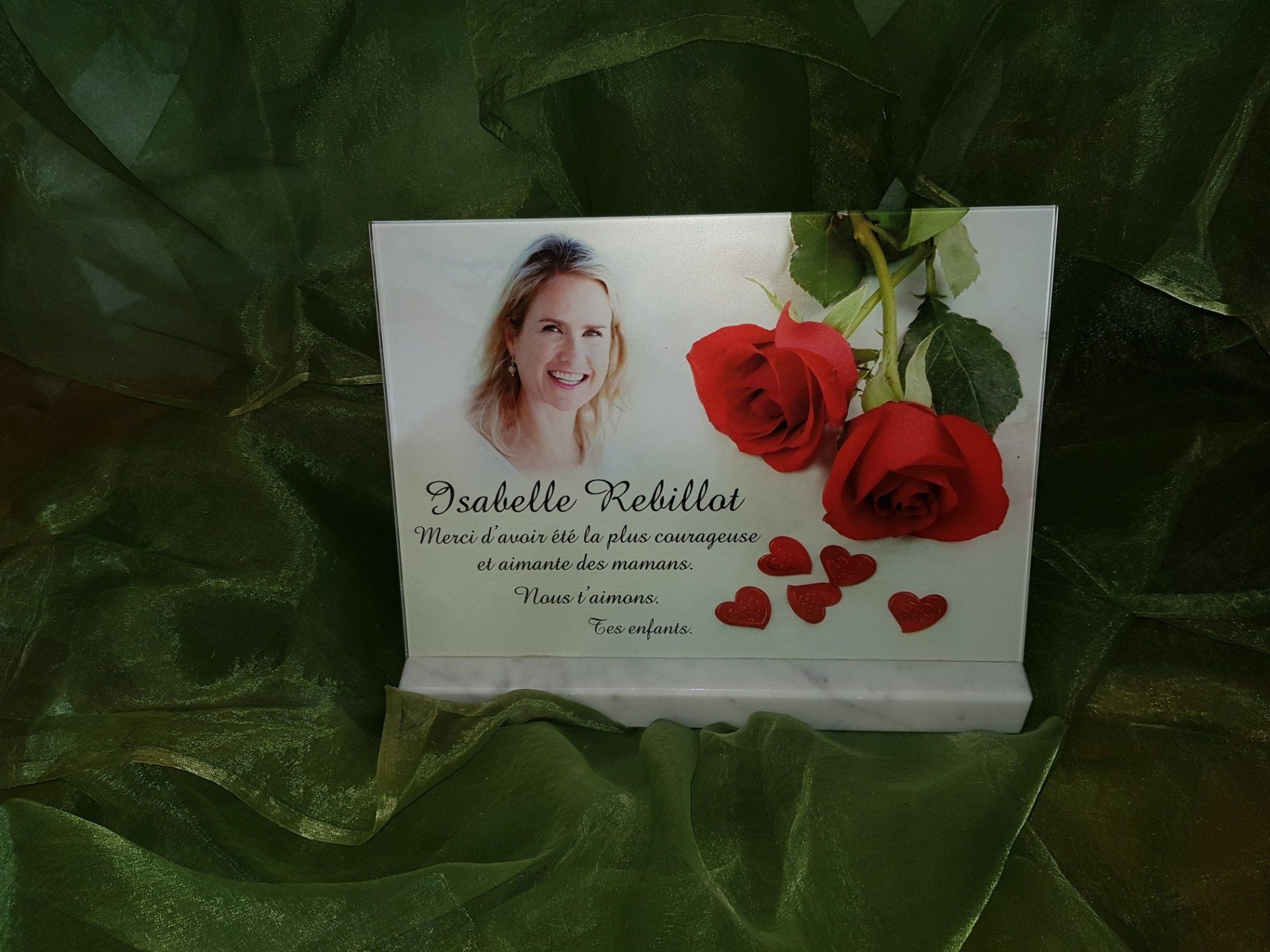 Plaque personnalisée