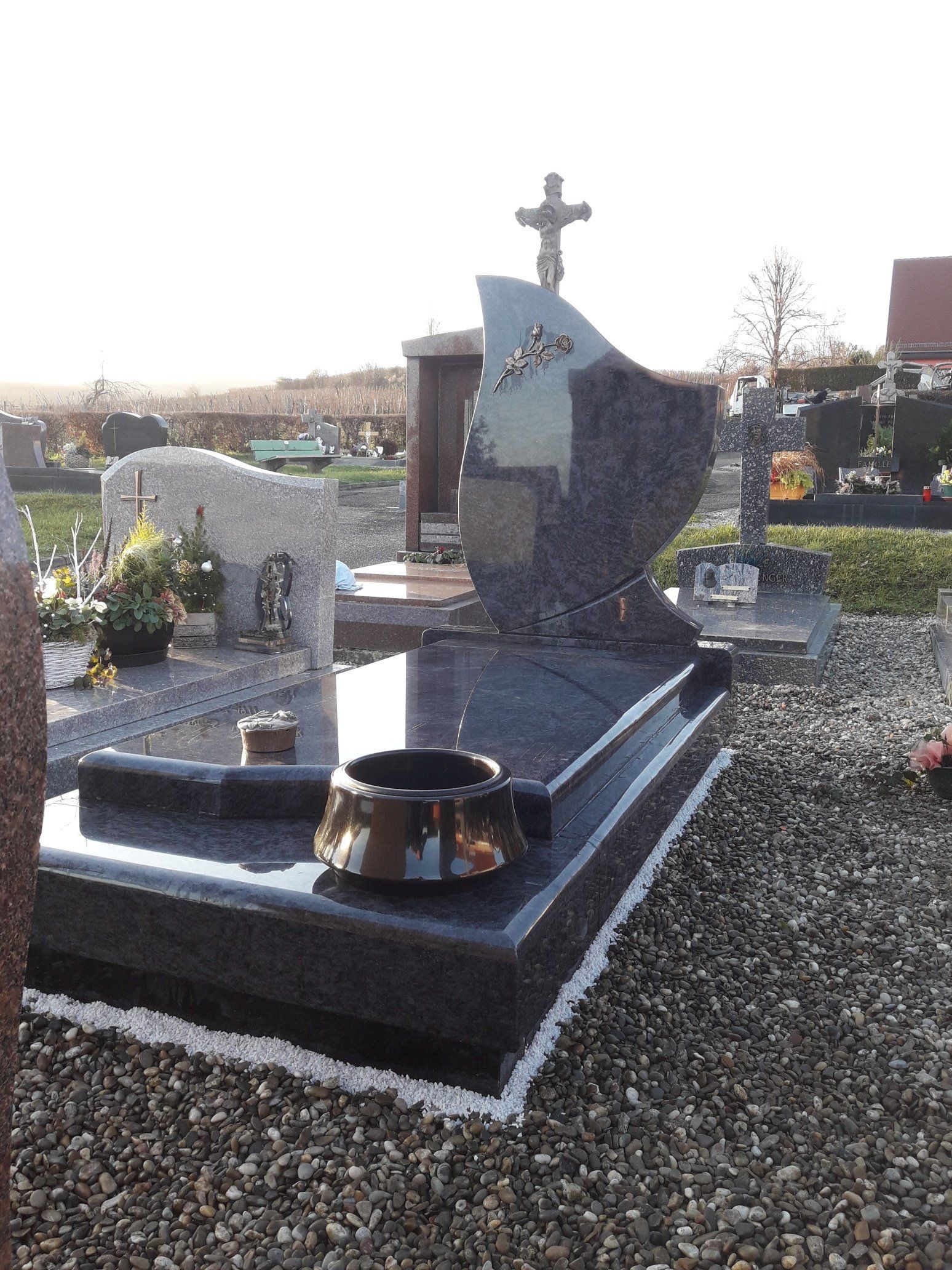 Pierre tombale personnalisable