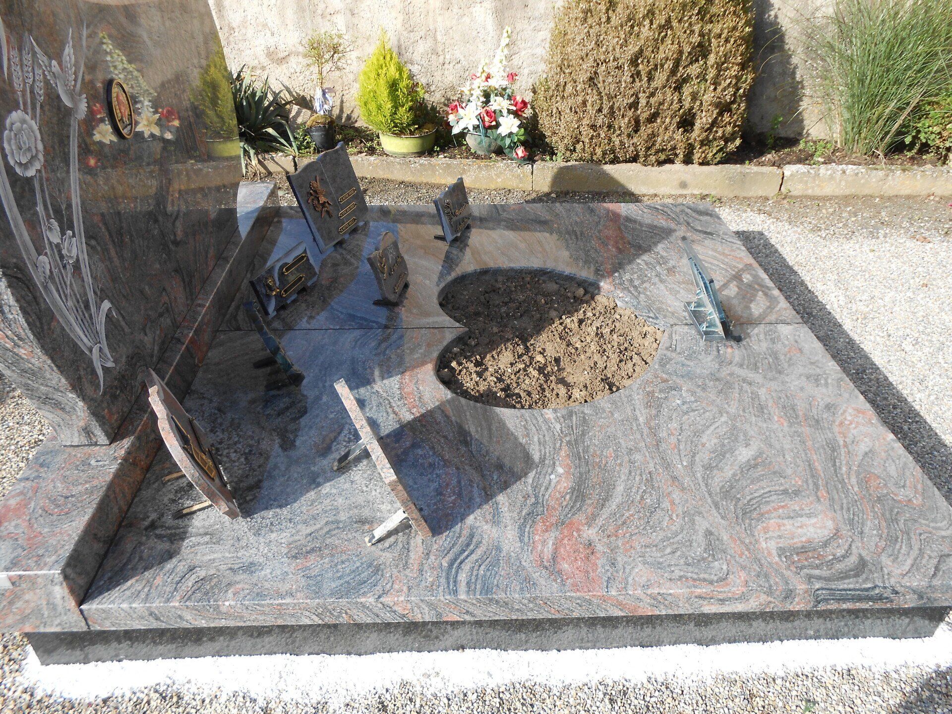 Pierre tombale cimetière