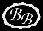 Las letras "BB" en una elegante tipograf&iacute;a cursiva verde dentro de un marco 