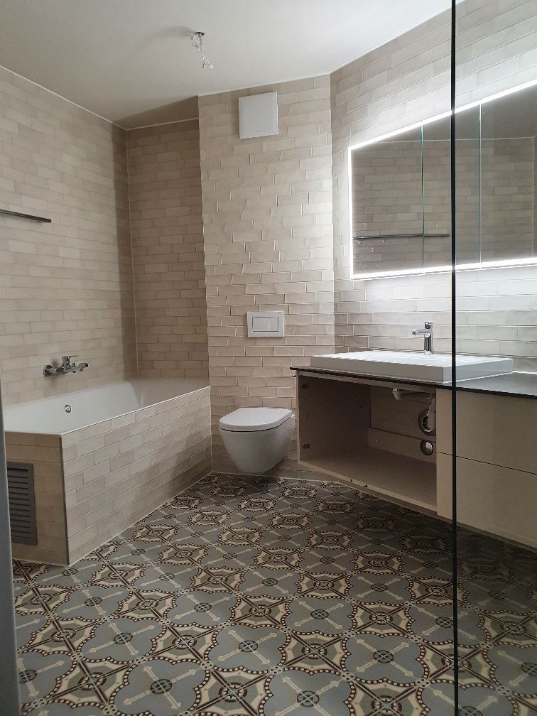 revêtement de sol salle de bain