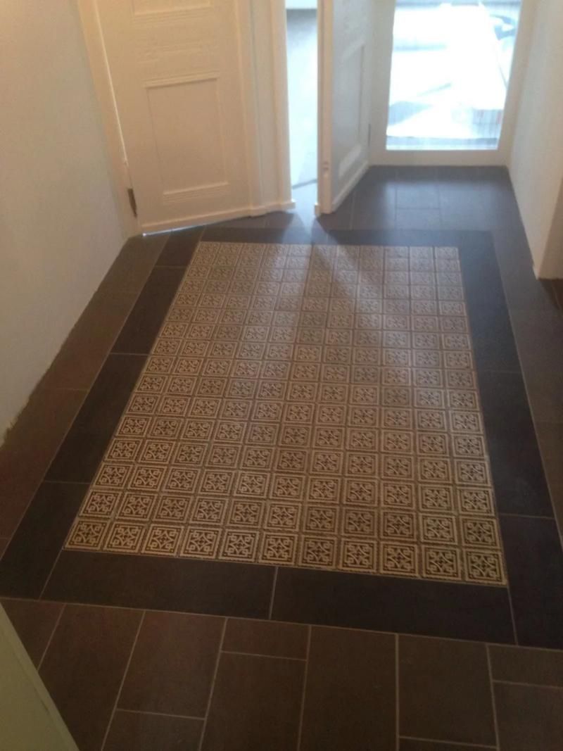 revêtement de sol entrée d'immeuble