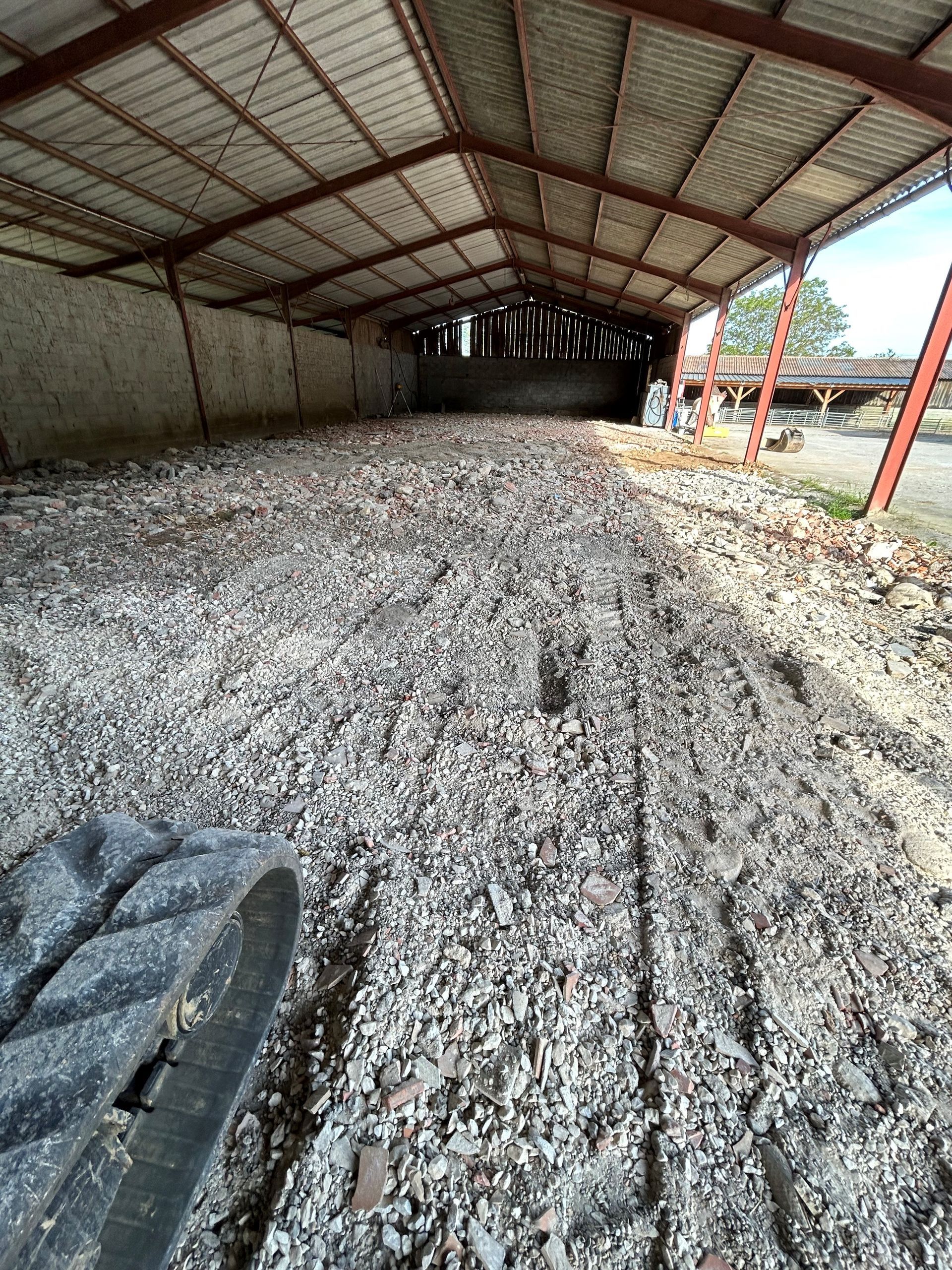 Avant travaux de terrassement