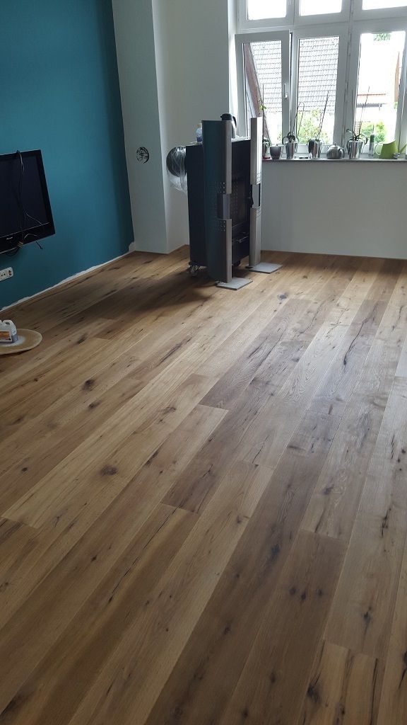 Bodenbelag Holz Dohle Wohnzimmer Rustikal