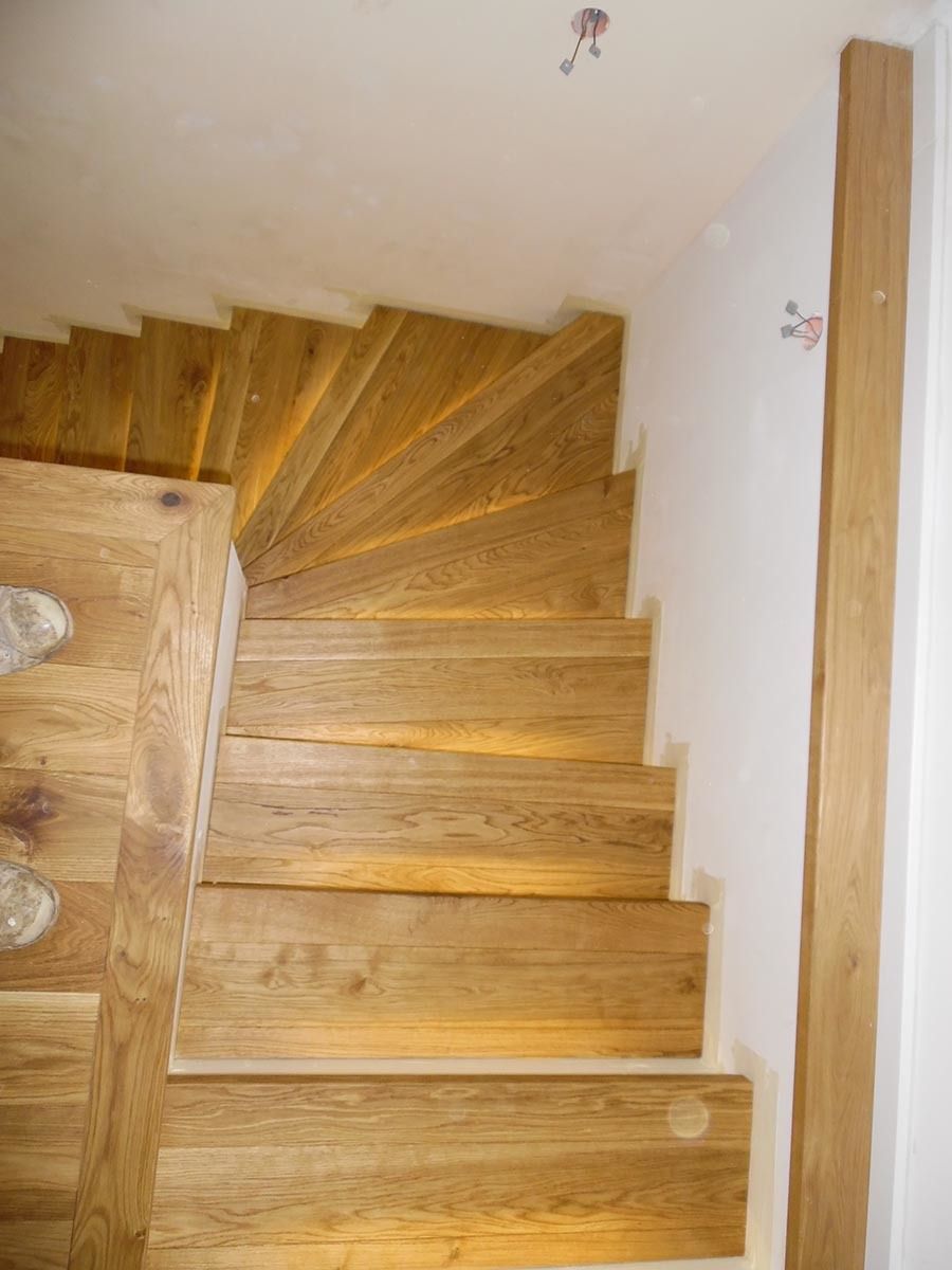 Treppe Licht eingebaut