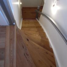 Treppe Abstieg kurve