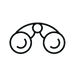 Icon Brille zur Sehstärkenbestimmung