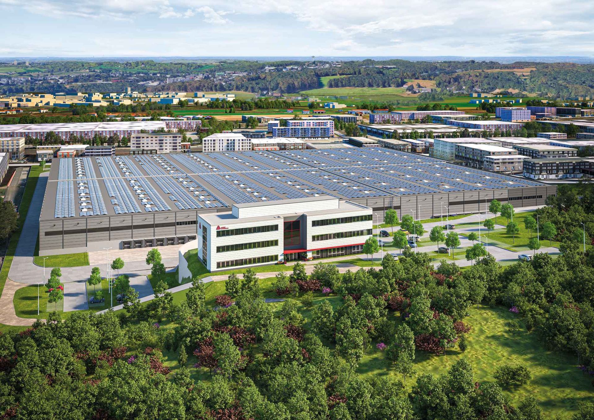 Luftaufnahme Firmengelände