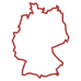 Icon Umriss Deutschland