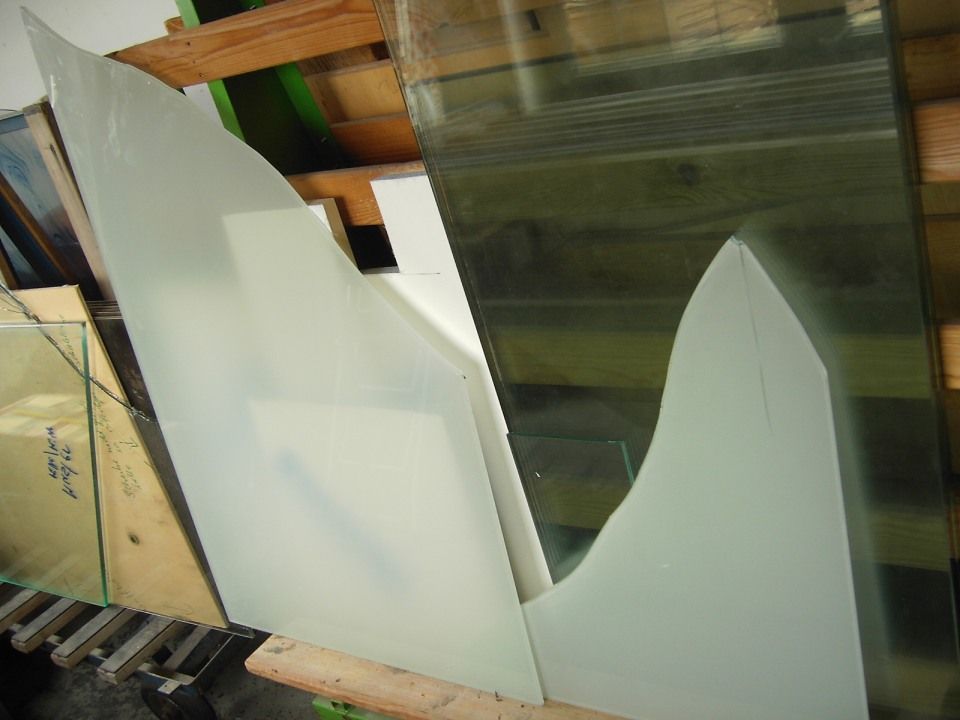 Glaselement, das repariert werden muss